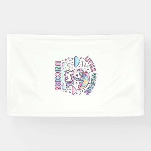 Banderoles Licorne Petit Temps Licorne Conception Graphique W (Horizontal)
