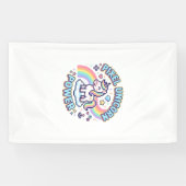 Banderoles Licorne Pixel Licorne Puissance Conception Graphiq (Horizontal)