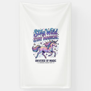 Banderoles Licorne Reste Sauvage Reste Magique Commercial Typ