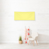 Banderoles Light Yellow #FFF888 (En situation)