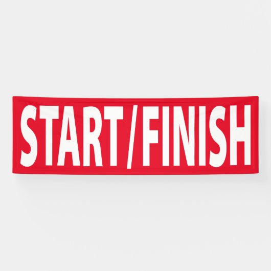 Banderoles Ligne d'arrivée événement de début/de course (Horizontal)