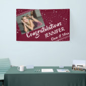 Banderoles Lignes et étoiles | Couleurs modifiables | Diplôme (Salon professionnel)