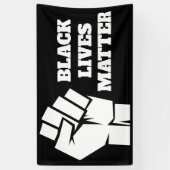 Banderoles L'importance des vies noires (Vertical)