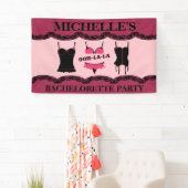 Banderoles Lingerie rose, partie de Bachelorette (En situation)