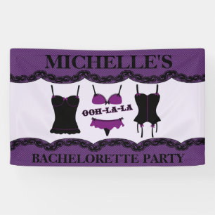 Banderoles Lingerie violette, Bachelorette