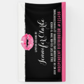 Banderoles Lipstick Distributeur Lips Kiss Trade Show / Fête (Vertical)