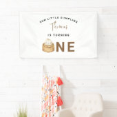 Banderoles Little Chinese dumpling first Birthday Party (En situation)