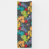 Banderoles Little cute funny monsters (Vertical)