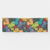 Banderoles Little cute funny monsters (Horizontal)