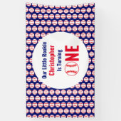 Banderoles Little Rookie Baseball 1er anniversaire (Vertical)