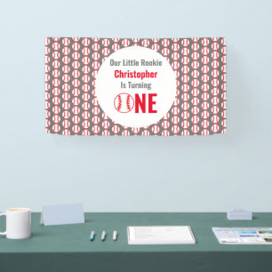 Banderoles Little Rookie Baseball 1er anniversaire