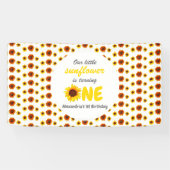Banderoles Little Sunflower 1er anniversaire (Horizontal)
