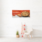 Banderoles Livraison de pizza Café pizza Restaurant Pizza ouv (En situation)