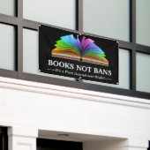 Banderoles Livres non interdits, LGBTQ+ (Bâtiment extérieur)