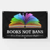Banderoles Livres non interdits, LGBTQ+ (Horizontal)