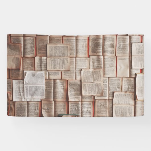 Banderoles Livres vintages (Horizontal)