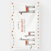 Banderoles Llama Anniversaire (Vertical)