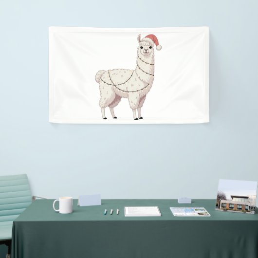 Banderoles Llama illuminations de Noël Animaux robustes Lover (Salon professionnel)