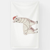 Banderoles Llama illuminations de Noël Animaux robustes Lover (Vertical)