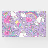 Banderoles Llama motif 1 (Horizontal)