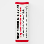 Banderoles Location de bâtiments (Verticale)