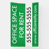 Banderoles Location de bureau sur mesure Immobilier commercia (Verticale)