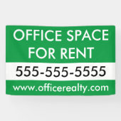 Banderoles Location de bureau sur mesure Immobilier commercia (Horizontal)