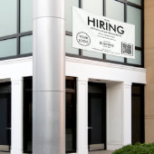 Banderoles Location de Logo d'entreprise moderne Code QR (Bâtiment extérieur)