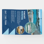 Banderoles Location de yacht personnalisée modifiable (Horizontal)
