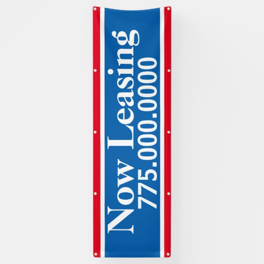 Banderoles Location Prêt à imprimer 8 pieds Reno extérieur (Vertical)