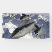 Banderoles Lockheed SR-71B Blackbird (Horizontal)