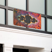 Banderoles L'oeil de Julia, un remous de peinture de fractale (Bâtiment extérieur)