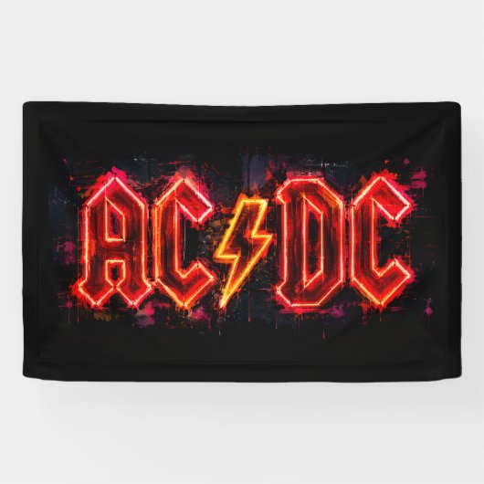 Banderoles Logo Art ACDC (Horizontal)