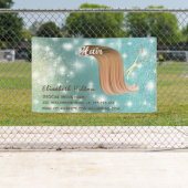 Banderoles Logo de cheveux moderne tendance brillant (En situation)