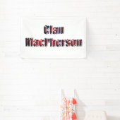Banderoles Logo de Clan MacPherson Tartan, (Insitu)