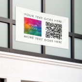 Banderoles Logo de la meilleure entreprise Code QR Modèle mod (Bâtiment extérieur)