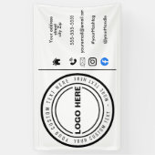 Banderoles Logo de l'entreprise Marketing (Vertical)