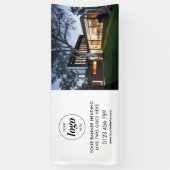 Banderoles Logo de l'entreprise moderne Publicité Contexte Ph (Vertical)