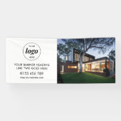 Banderoles Logo de l'entreprise moderne Publicité Contexte Ph (Horizontal)