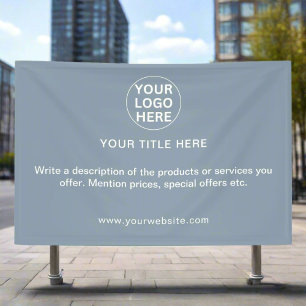 Banderoles Logo de l'entreprise personnalisée l Professional