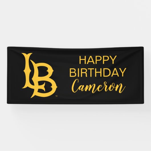 Banderoles Logo de Long Beach State (Horizontal)