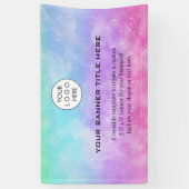 Banderoles Logo d'entreprise minimaliste Moderne brillant pro (Vertical)