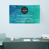 Banderoles Logo d'entreprise | Navy Blue Professional (Salon professionnel)