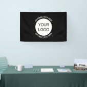 Banderoles Logo d'entreprise ou toute image et texte modifiab (Salon professionnel)