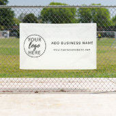 Banderoles Logo d'entreprise personnalisé (En situation)