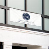 Banderoles Logo d'entreprise personnalisé et site Web d'entre (Bâtiment extérieur)