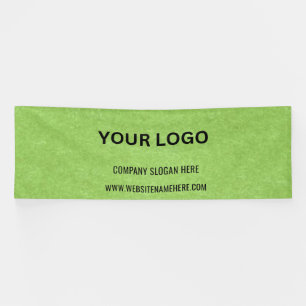 Banderoles Logo d'entreprise personnalisé Nom commercial et