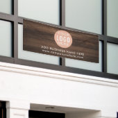 Banderoles Logo d'entreprise simple et site Web d'entreprise (Bâtiment extérieur)