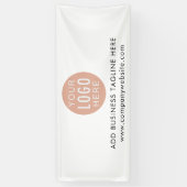 Banderoles Logo d'entreprise simple et site Web d'entreprise (Vertical)