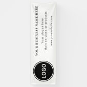 Banderoles Logo d'entreprise simple modifiable (Vertical)